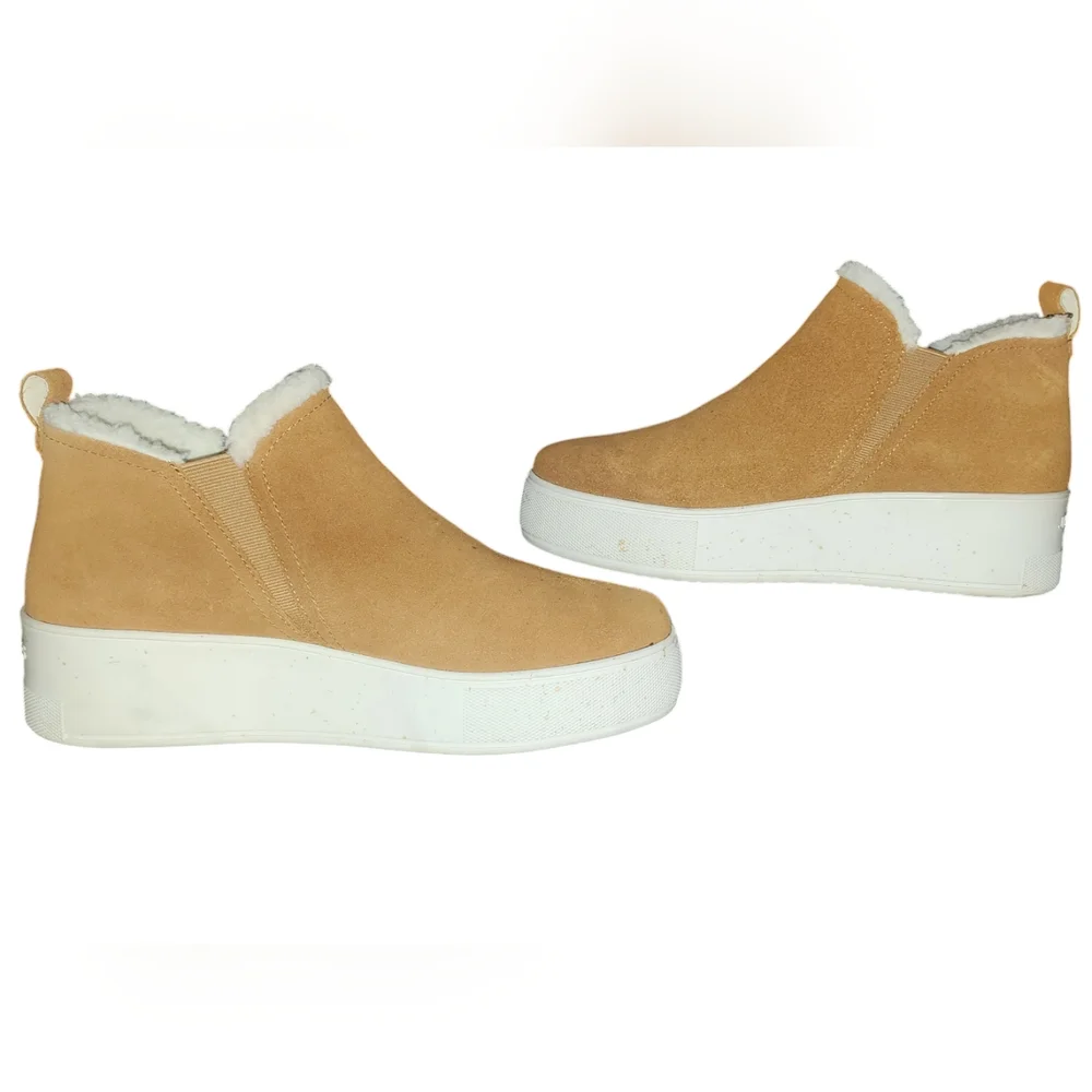 J/Slides Magic Boot Cognac Waterproof Suede Women's Size 8.5 - Picture 5 of 8